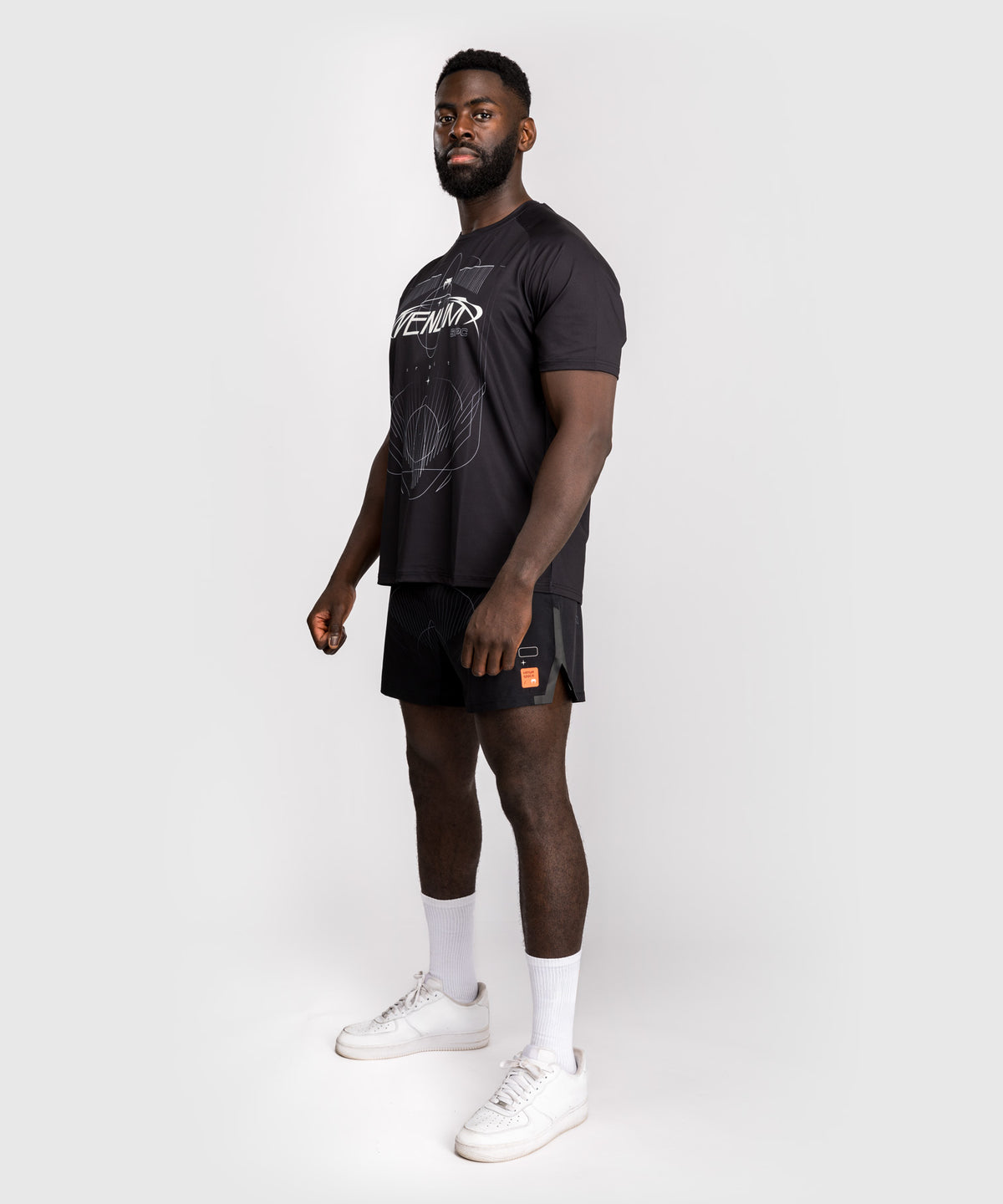 Venum Eclipse Camiseta Dry-Tech – Negro/Plata