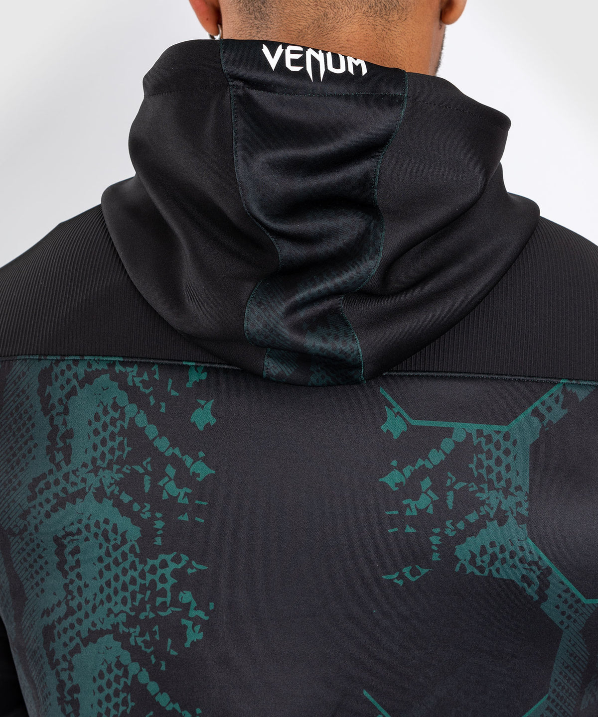 UFC Adrenaline by Venum Authentic Fight Night Felpa con cappuccio per Uomo - Emerald Edition - Verde/Nero