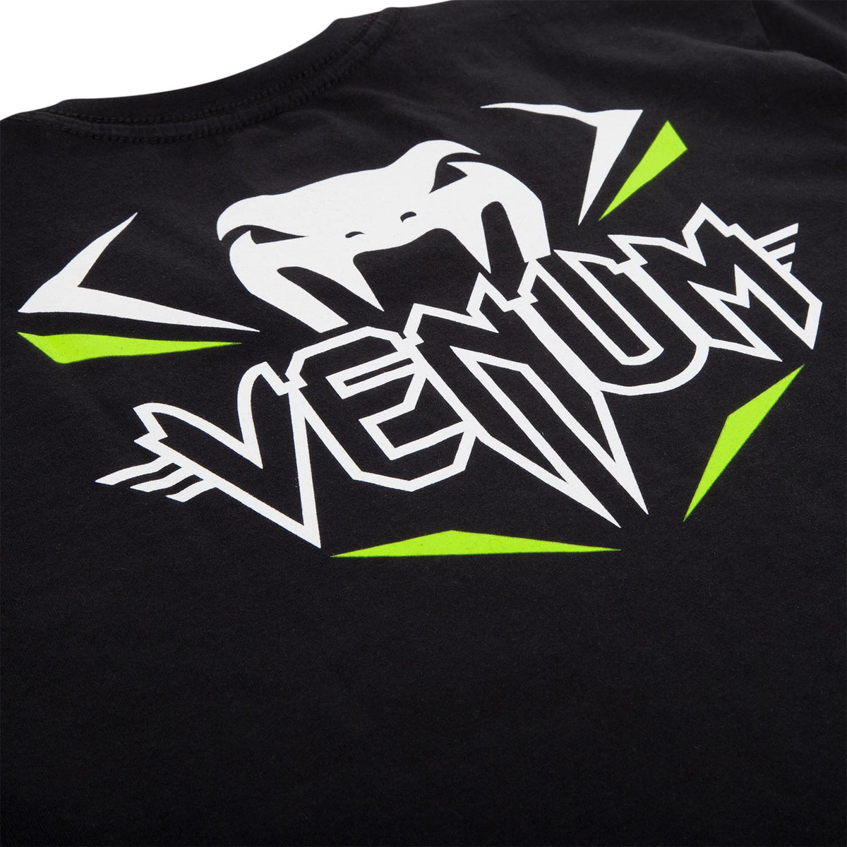 Venum Strike Fight T-shirt - Black/Neo Green