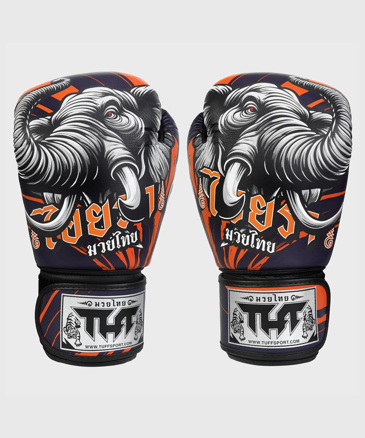 Tuff Aiyara Guantes de Boxeo - Negro/Naranja