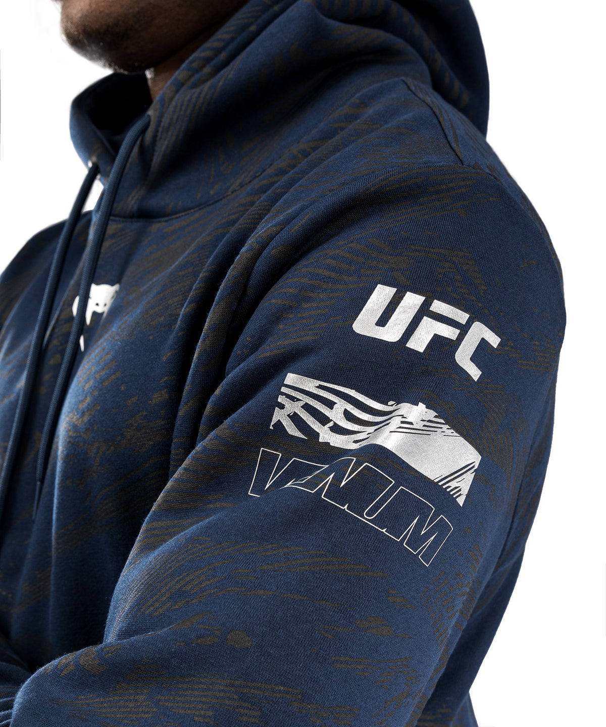 UFC Fusion by Venum Fight Week Herren Pullover Hoodie - Ozeanisches Blau