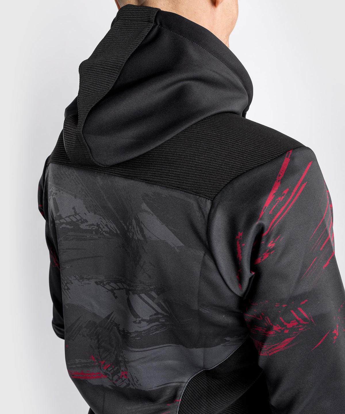 UFC Venum Authentic Fight Week 2.0 Zipped Sweatshirt – Schwarz/Rot