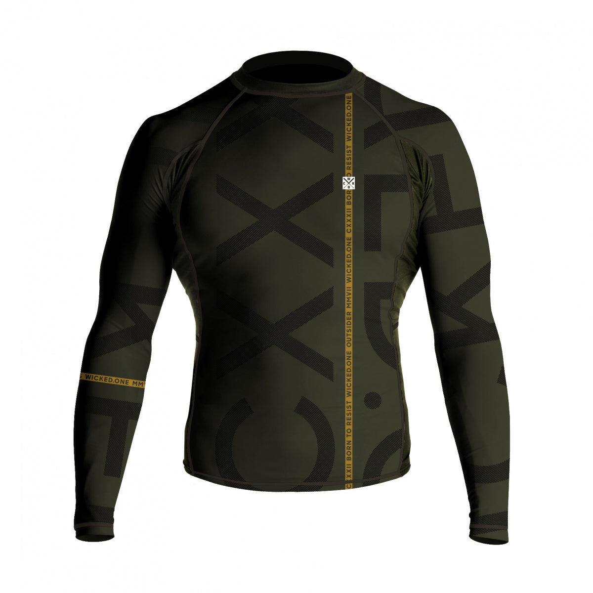 Wicked One Right Rashguard - Khaki
