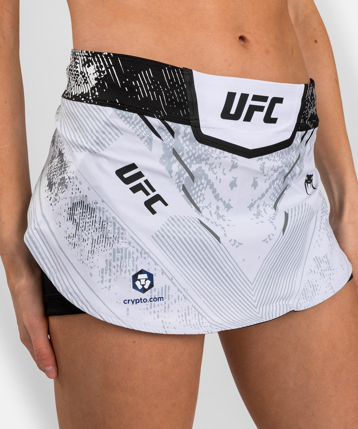 Jupe-Short pour Femmes UFC Adrenaline by Venum Authentic Fight Night - Blanc