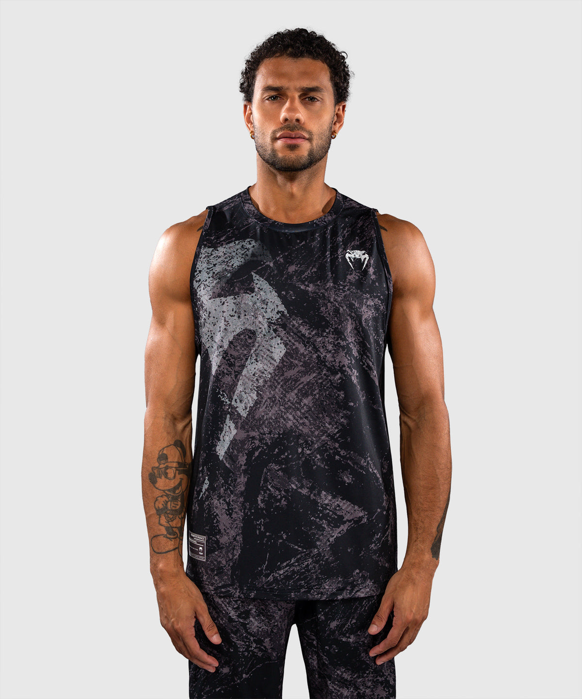 Venum Rage & Workout Camiseta de Tirantes Dry Tech - Negro/Gris