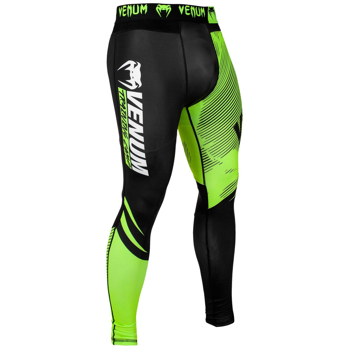 Venum Training Camp 2.0 Compression Pants - Black/Fluorescent Yellow