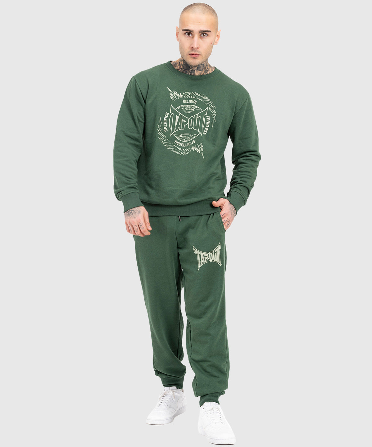 Sweatshirt Tapout Spirit - Vert