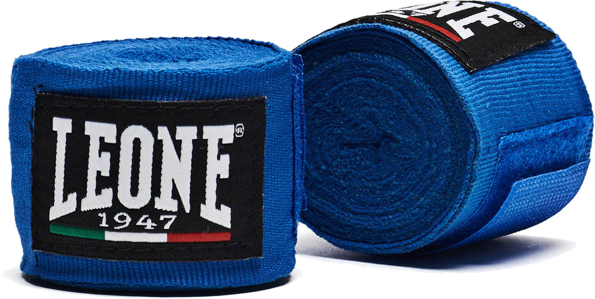 Leone Texture Vendas de Boxeo 4,5m - Azul