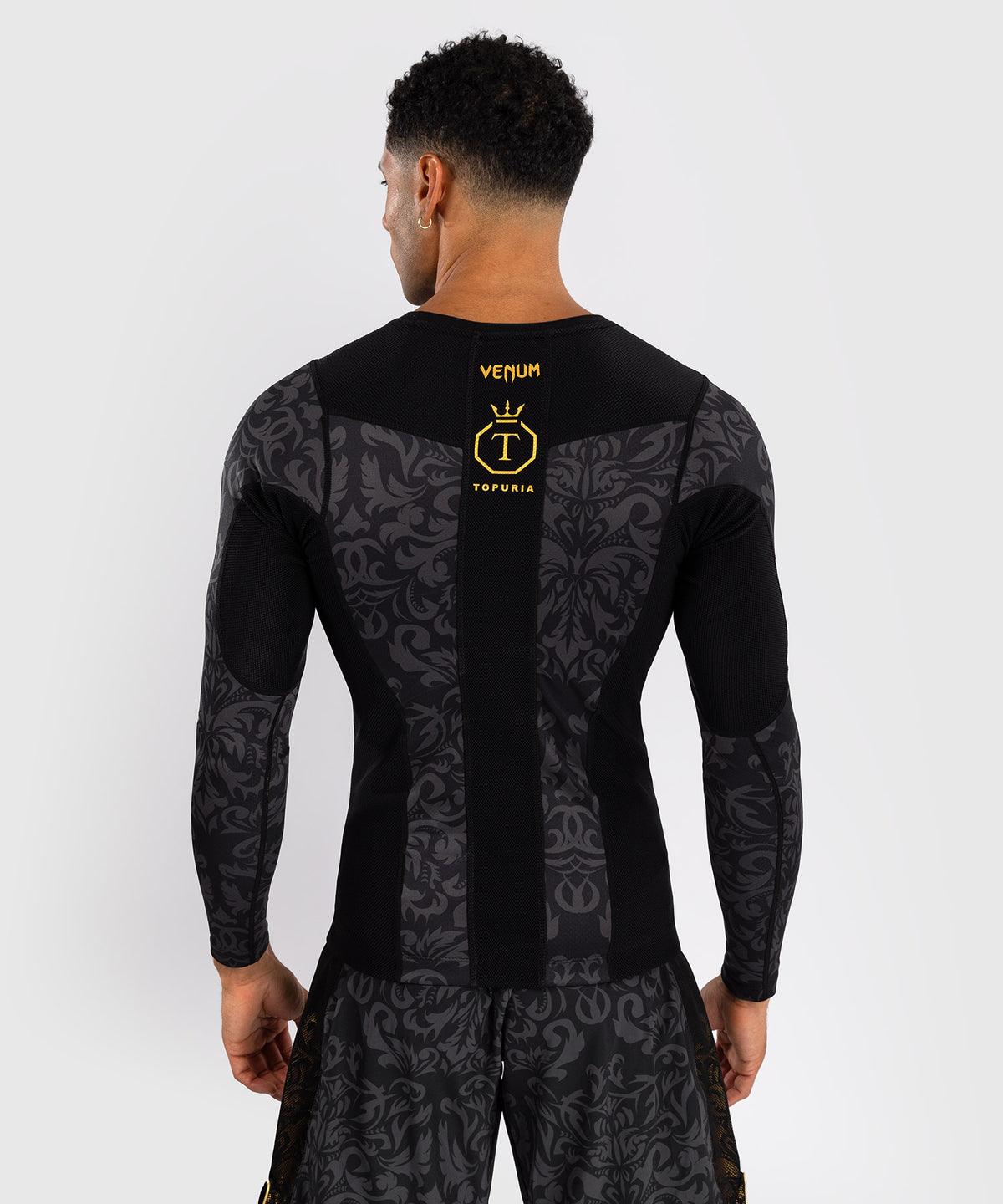 Rashguard à Manches Longues Venum x Topuria Unmatched Edition - Noir/Or