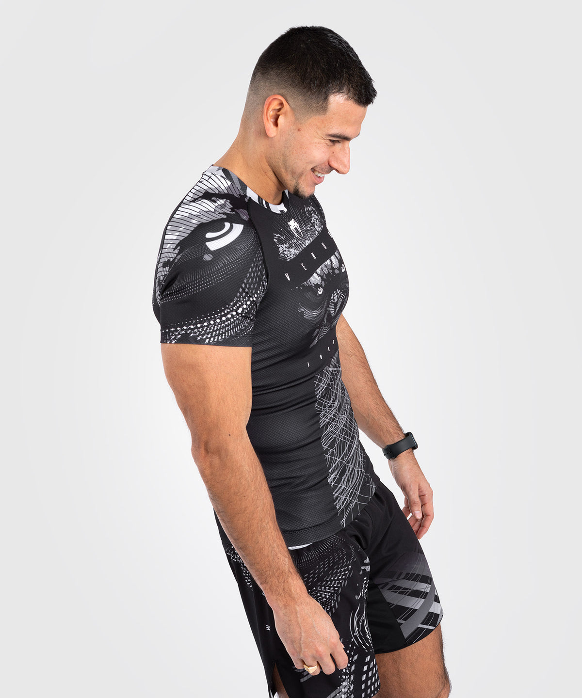 Venum Gorilla Jungle Lycras Manga Corta - Negro/Blanco