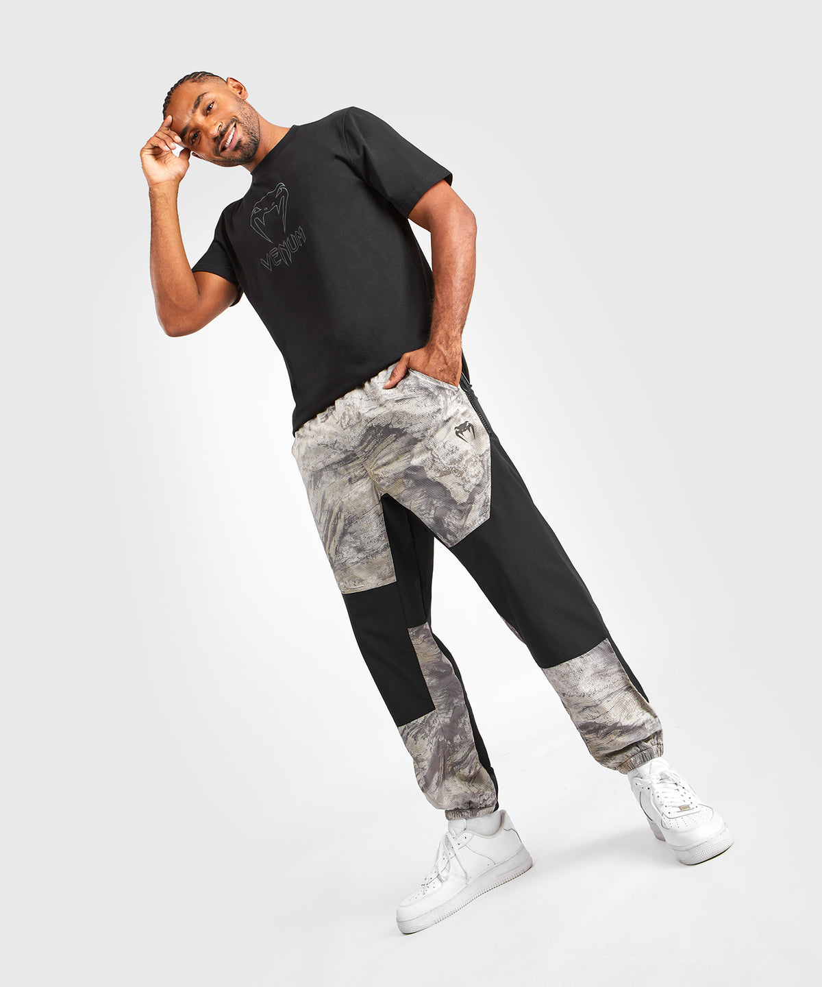 Pantalon de Jogging Venum Laser XT Realtree Noir/Camouflage Désert