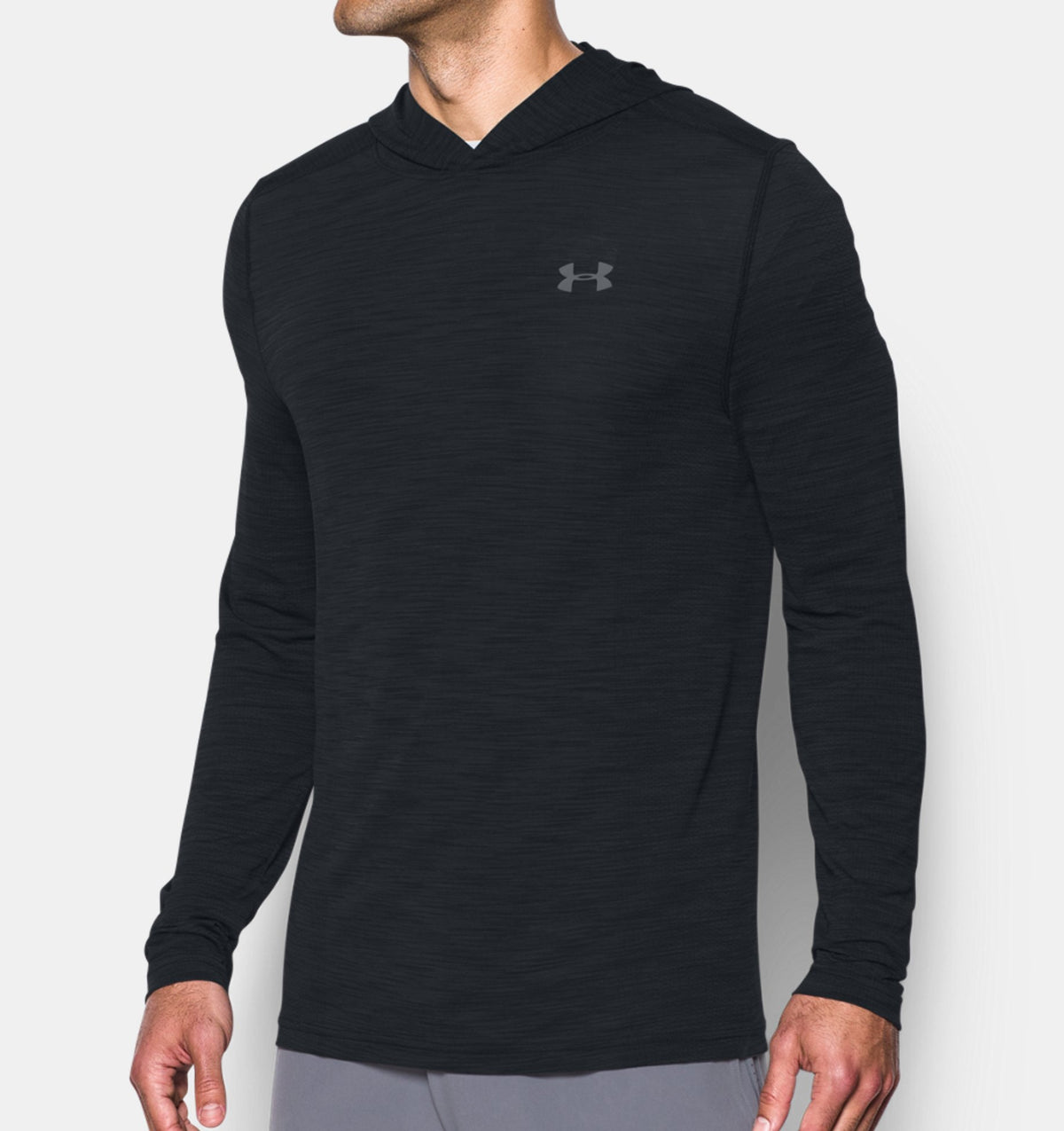 Under Armour Threadborne Seamless Fleece Sudadera con Capucha – Negro