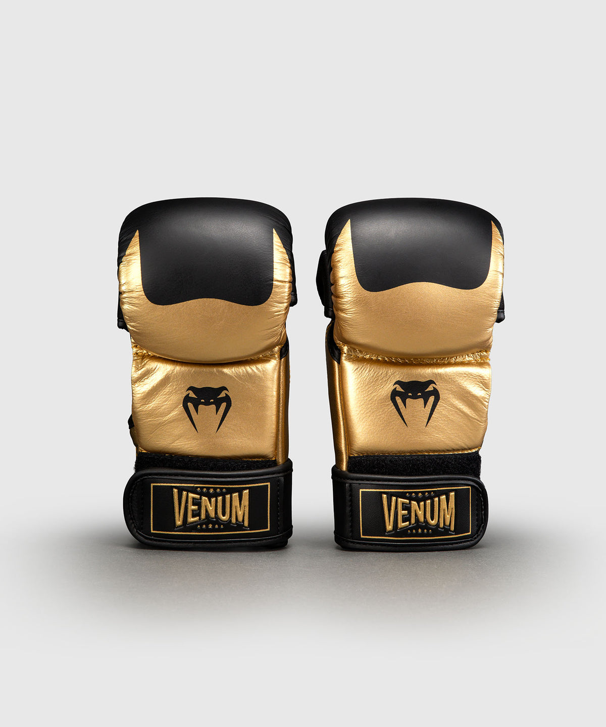 Venum Attack 2.0 Guanti da Sparring in Pelle – Oro/Nero