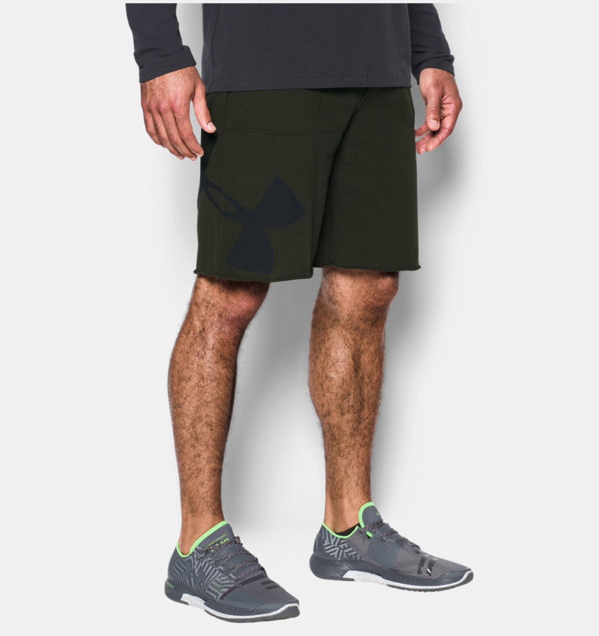 Under Armour Rival Exploded Graphic Shorts – Verde