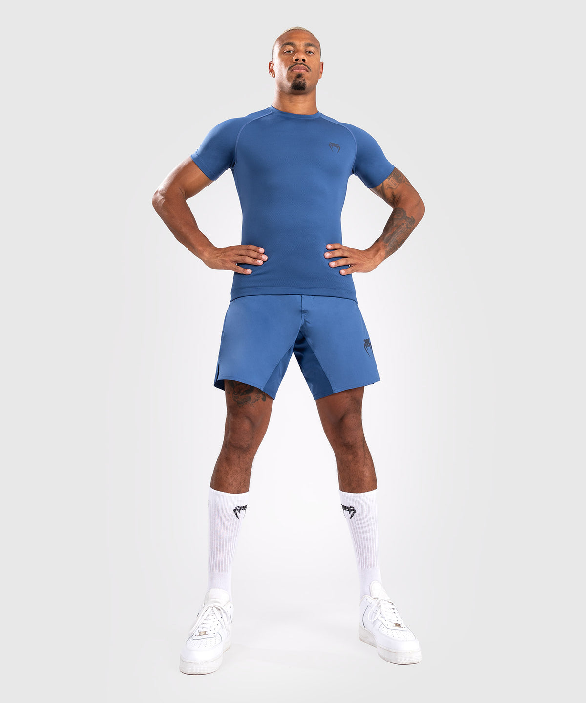 Venum Contender Rashguard a maniche corte - Blu
