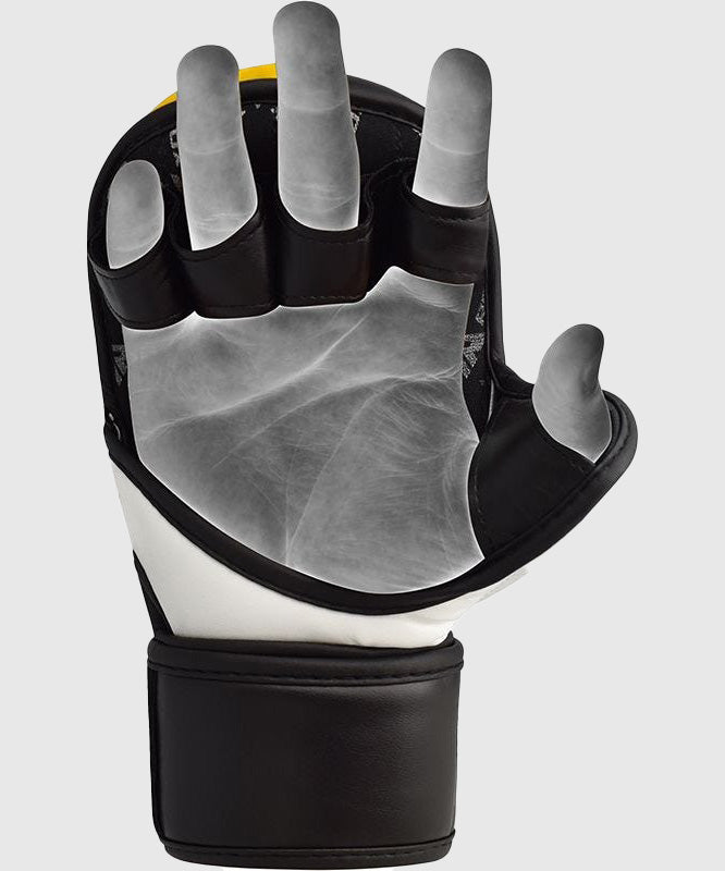 RDX Sports T6 Guantoni da Sparring MMA - Giallo