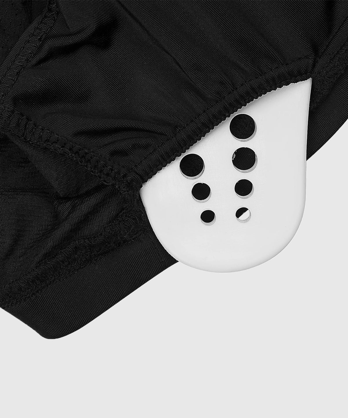 Adidas Sports Bra with Integrated Chest Protector - Black/White