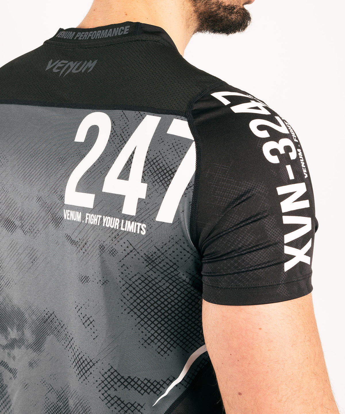 T-shirt Dry Tech Venum Sky247 - Noir/Gris