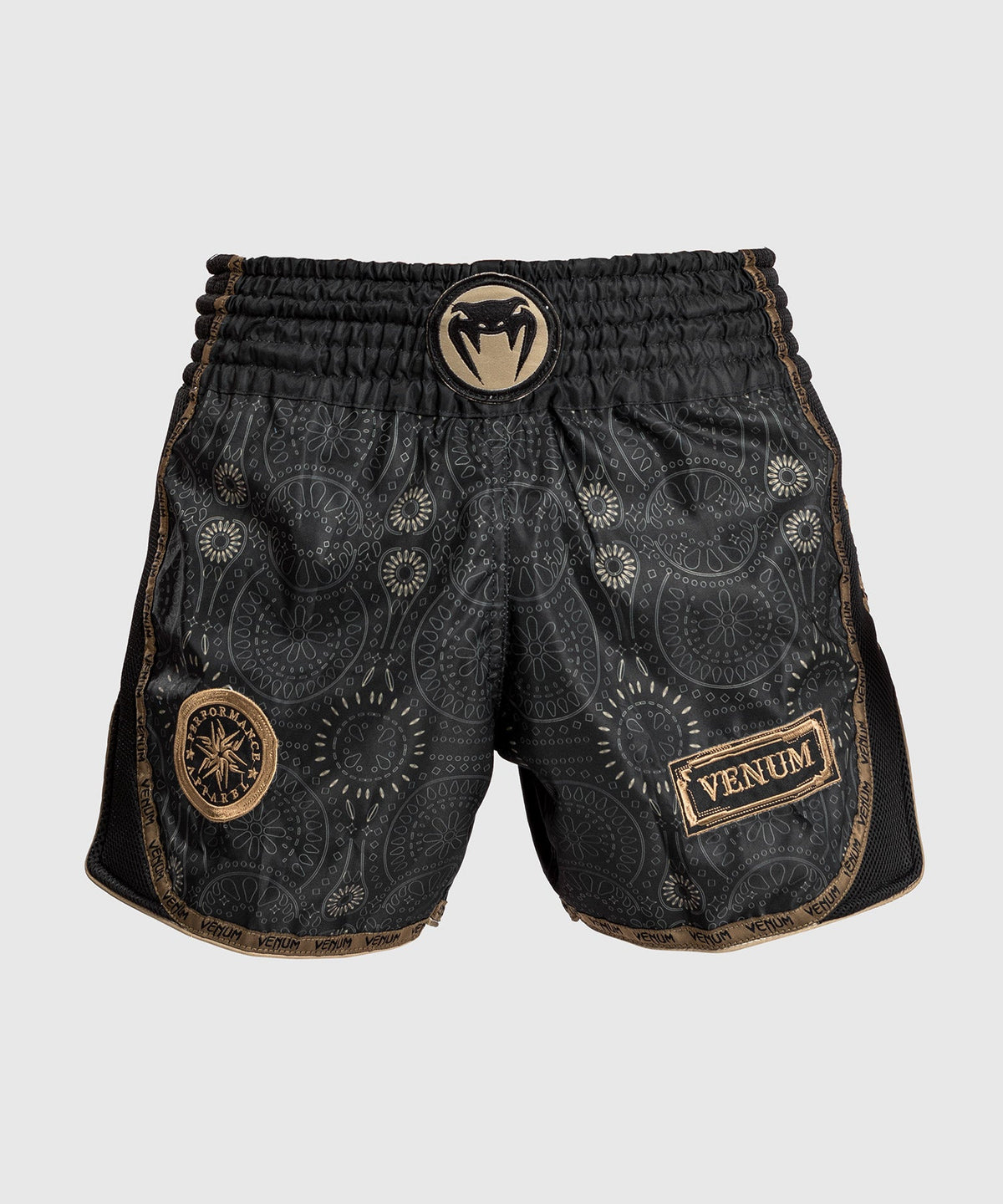 Short de Muay Thai Santa Muerte Dark Side Venum- Noir/Marron