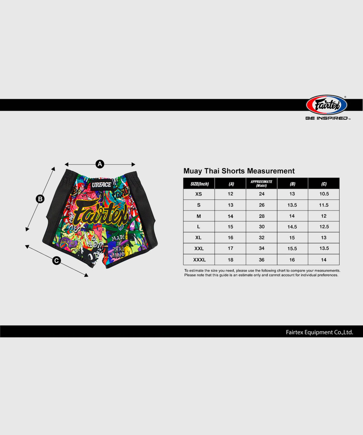 Fairtex X Urface Pantaloncini da Muay Thai