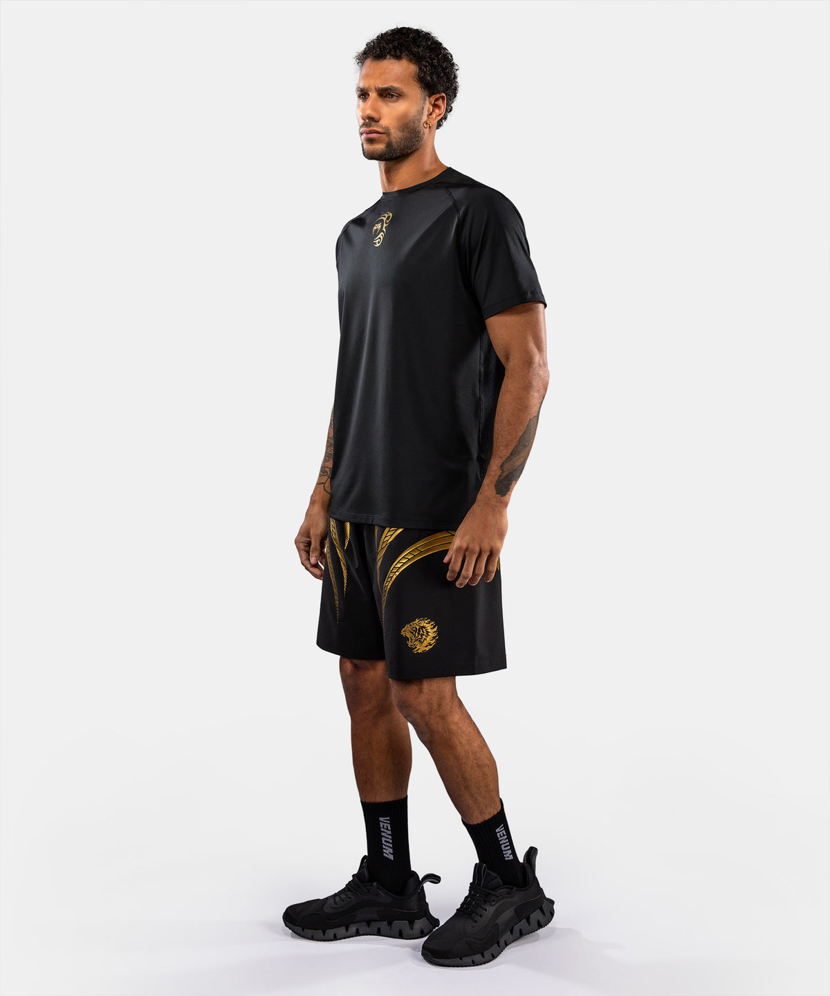 Venum x Mike Tyson Tiger Dry Tech T-Shirt - Black/Gold