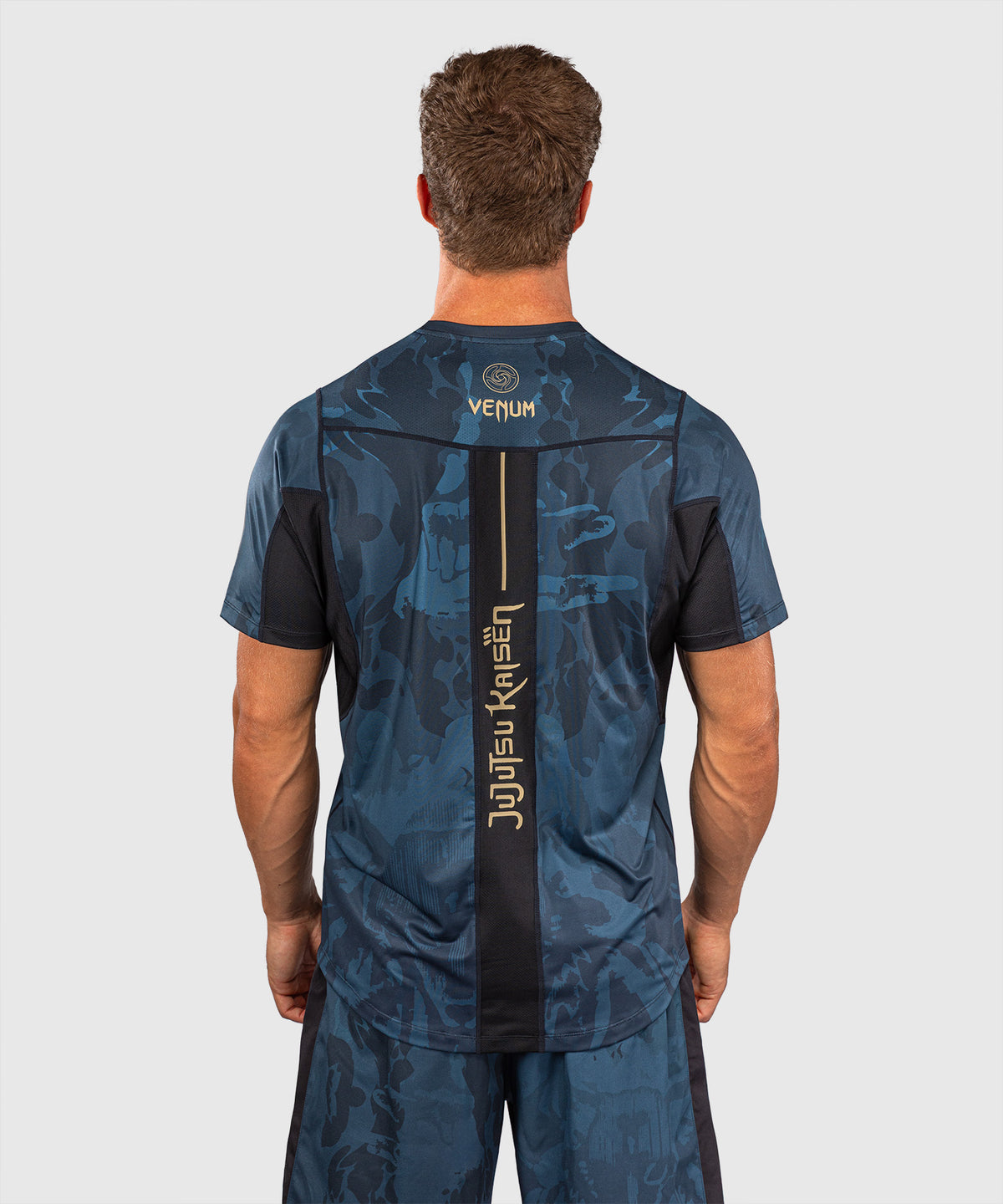 Jujutsu Kaisen x Venum Fushiguro Camiseta Dry-Tech – Azul Océano