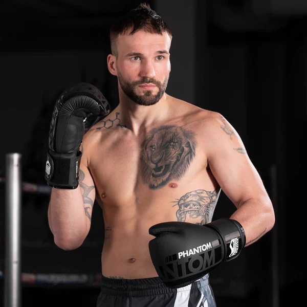Phantom Athletics Apex Guantes de Boxeo - Negro