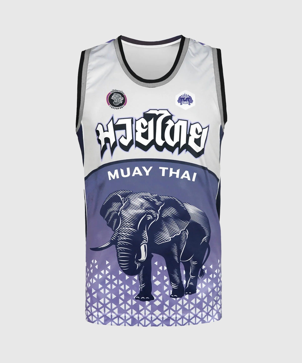 Débardeur Tuff Top War Elephant - Blanc/Violet