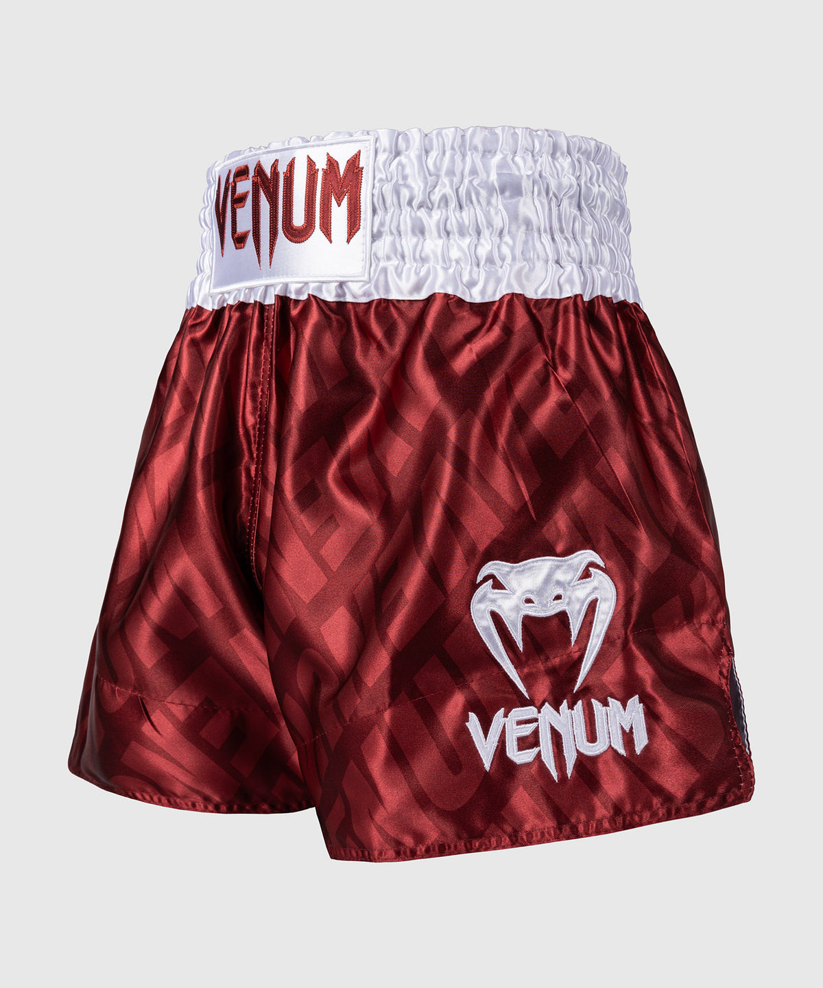 Venum Contender XT Pantaloncini Muay Thai – Rosso Ciliegia/Bianco