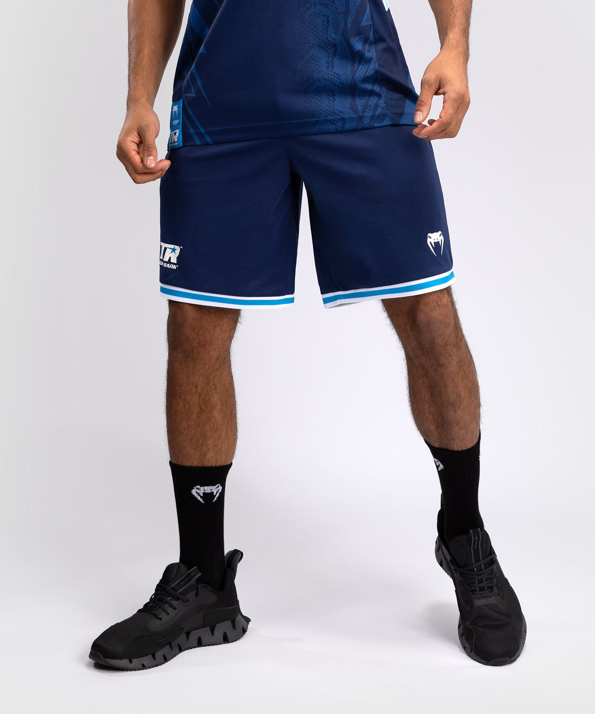 Venum x Top Rank Original Men's Basketball Shorts - Navy Blue