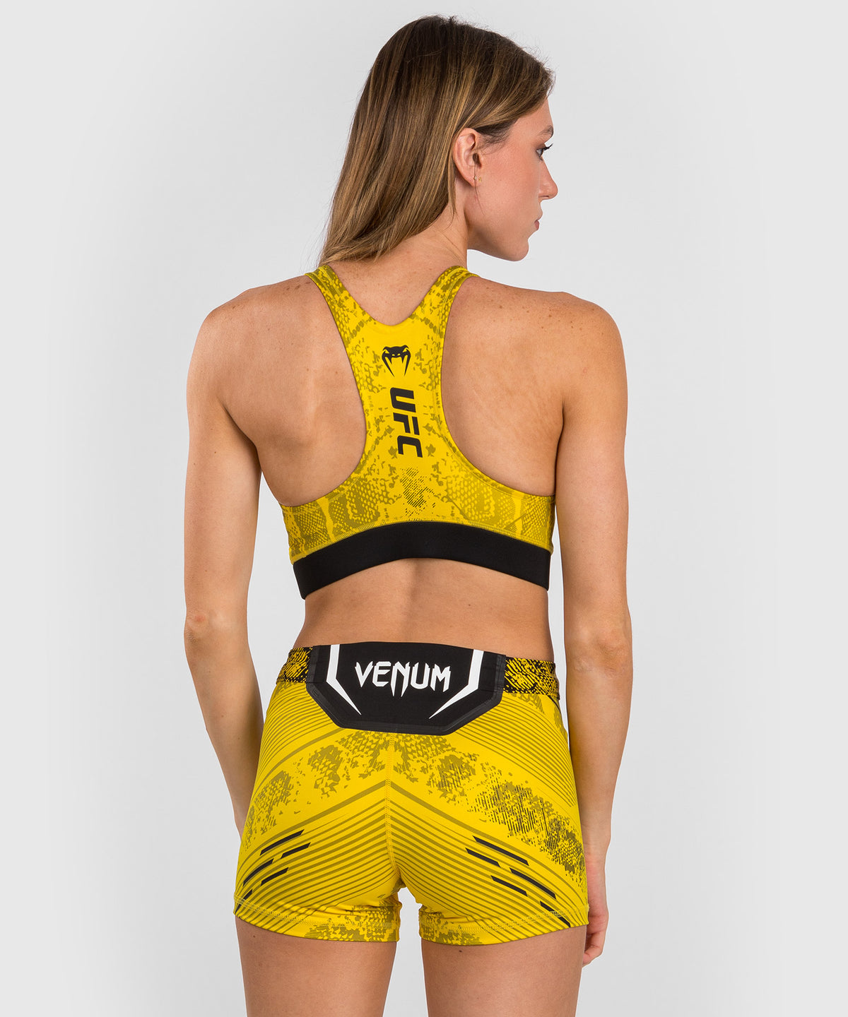 UFC Adrenaline by Venum Authentic Fight Night Sujetador deportivo para Mujer - Amarillo
