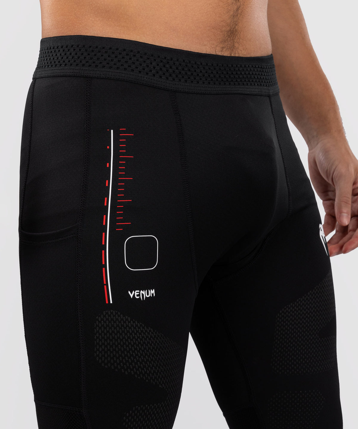 Venum Tactical XT Polainas - Negro/rojo de fuego
