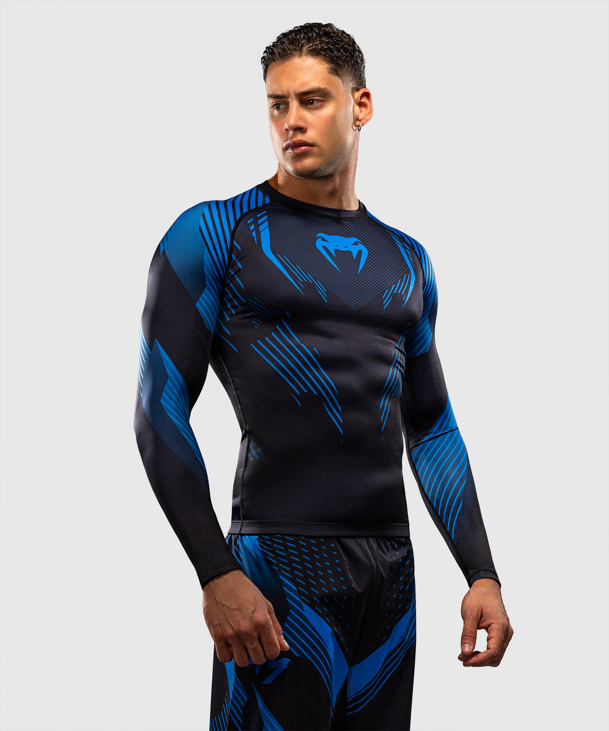 Rashguard à Manches Longues Venum No-Gi 6.0 - Noir/Bleu