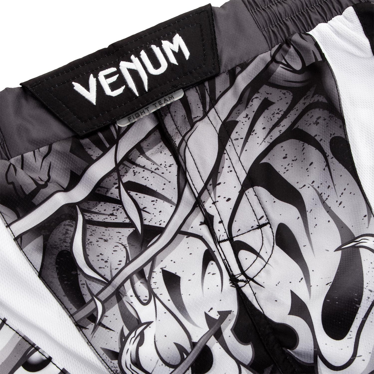 Pantaloncini da combattimento Venum Devil - Bianchi/Neri