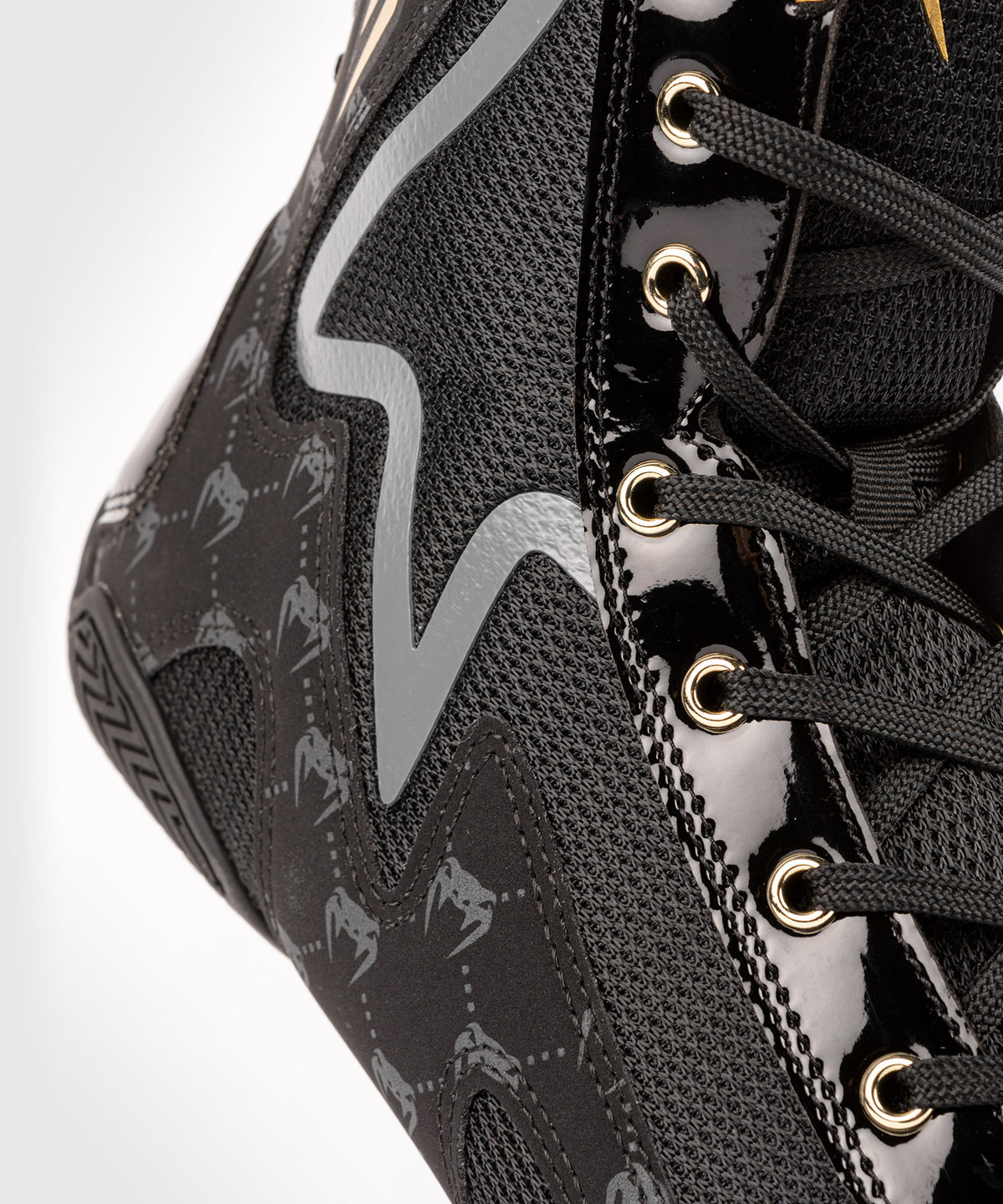 Venum Elite Evo Monogram Boxing Schuhe – Schwarz