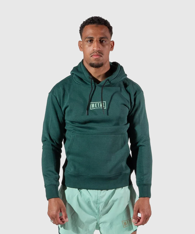 Metal Boxe Deep Waters Felpa con Cappuccio - Verde