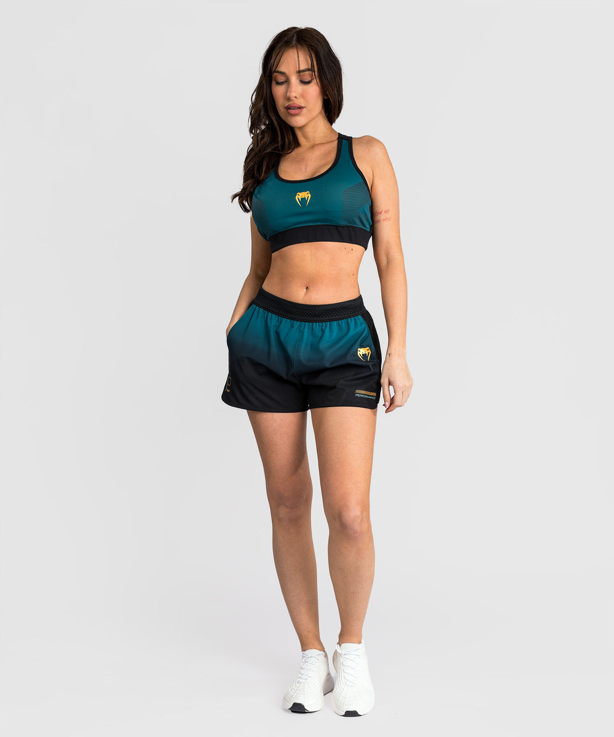 Venum Tactical XT Pantaloncini da allenamento da donna - Nero/Forest Green