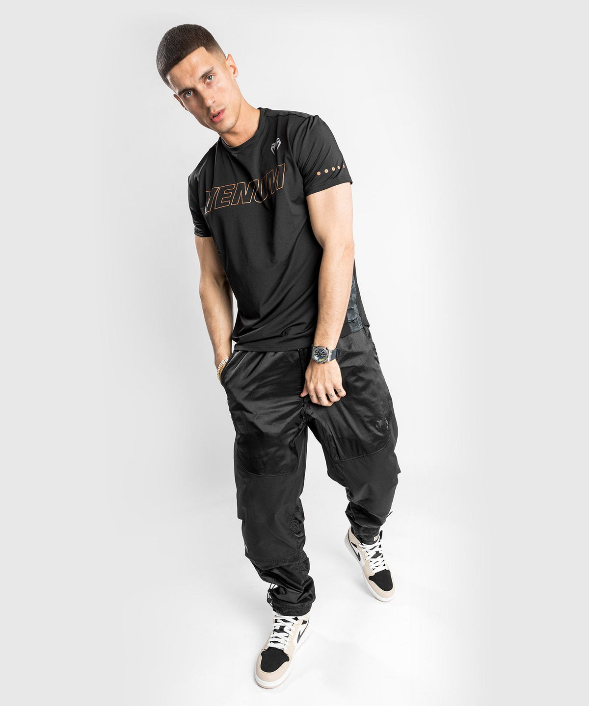 Venum Laser XT Jogginghose - Oversize - Schwarz/Schwarz
