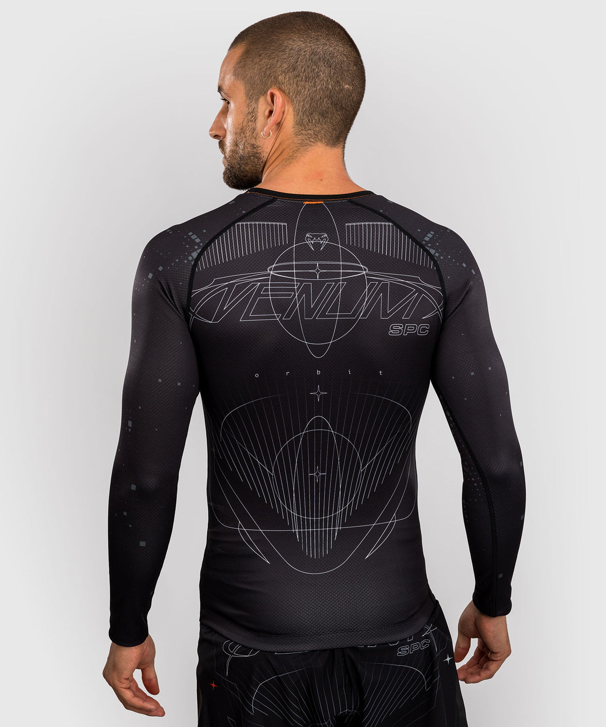 Venum Eclipse Long Sleeve Rashguard - Black/Ivory