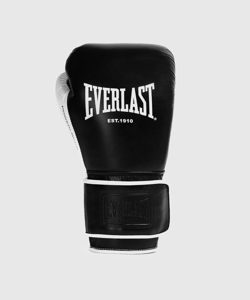 Everlast Powerlock Pro OG H&L Guantoni da Boxe - Nero/Bianco