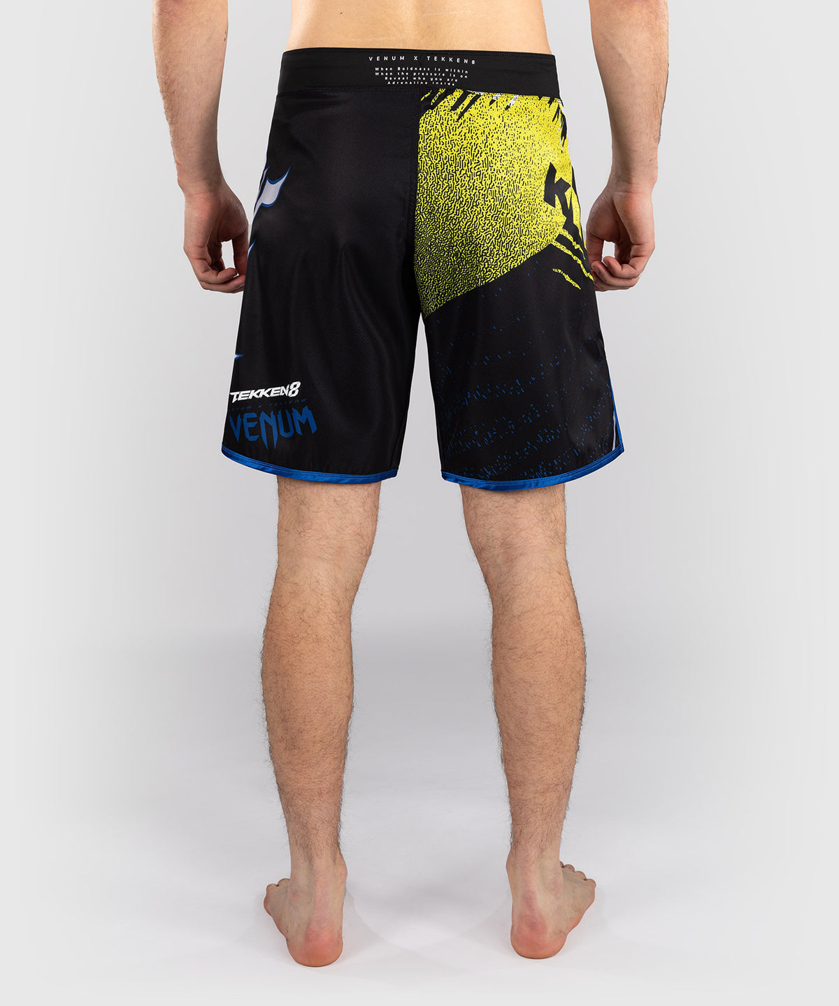 Venum x TEKKEN 8 Short de Combate King - Negro/Amarillo