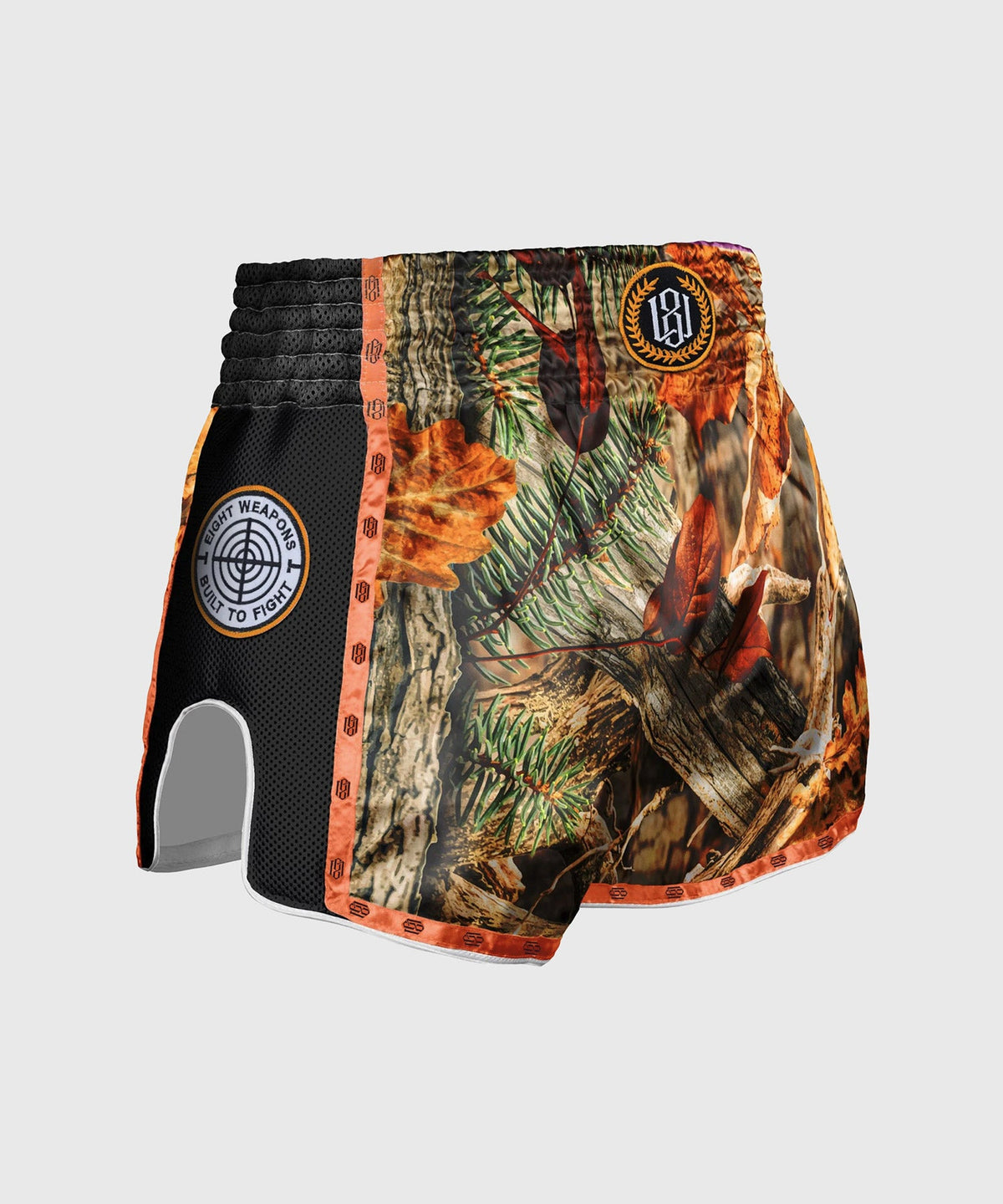 8 Weapons Hunter Automne Muay Thai Shorts - Camo