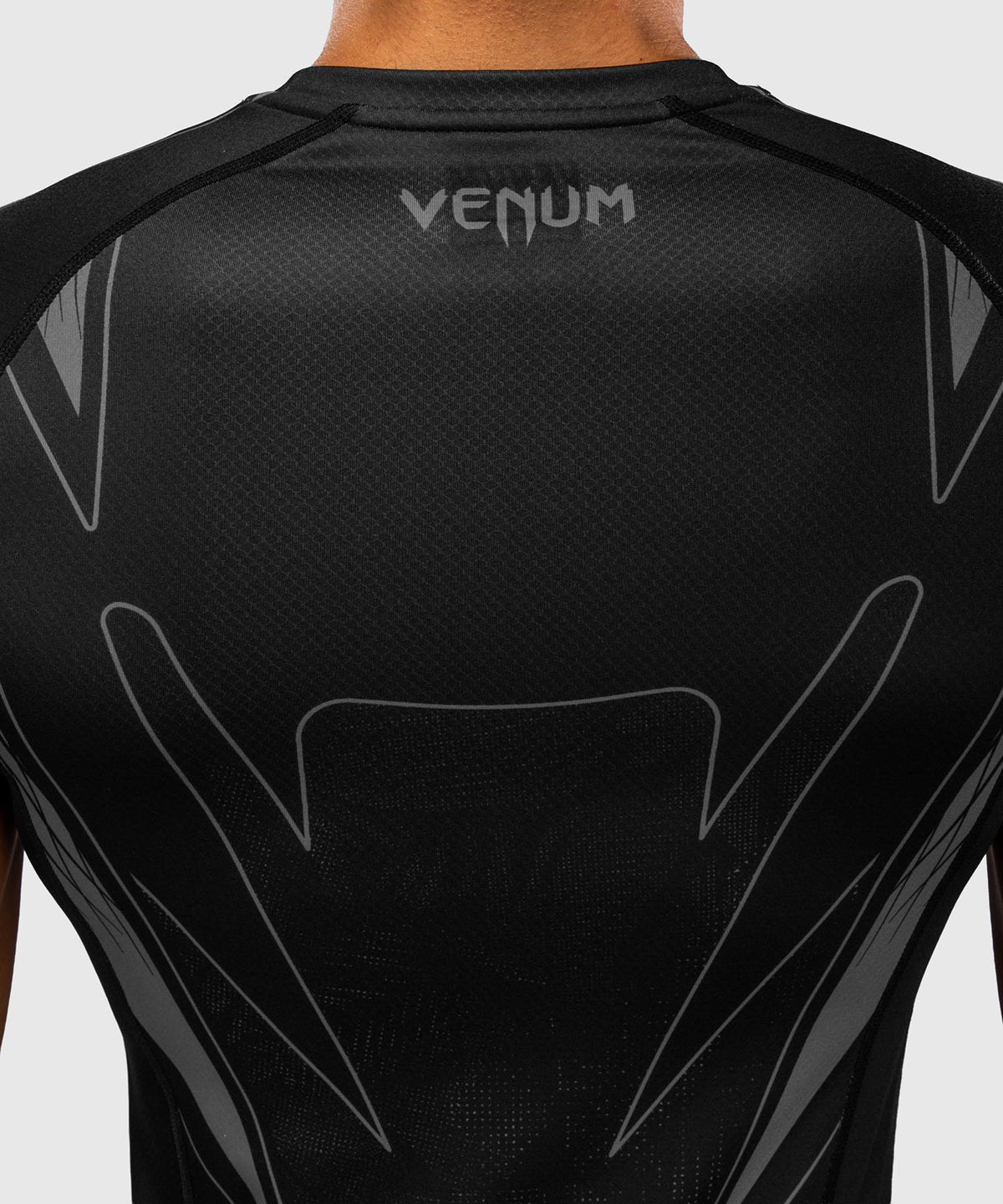 Venum Amazonia Reborn Short Sleeve Rashguard - Black/Grey