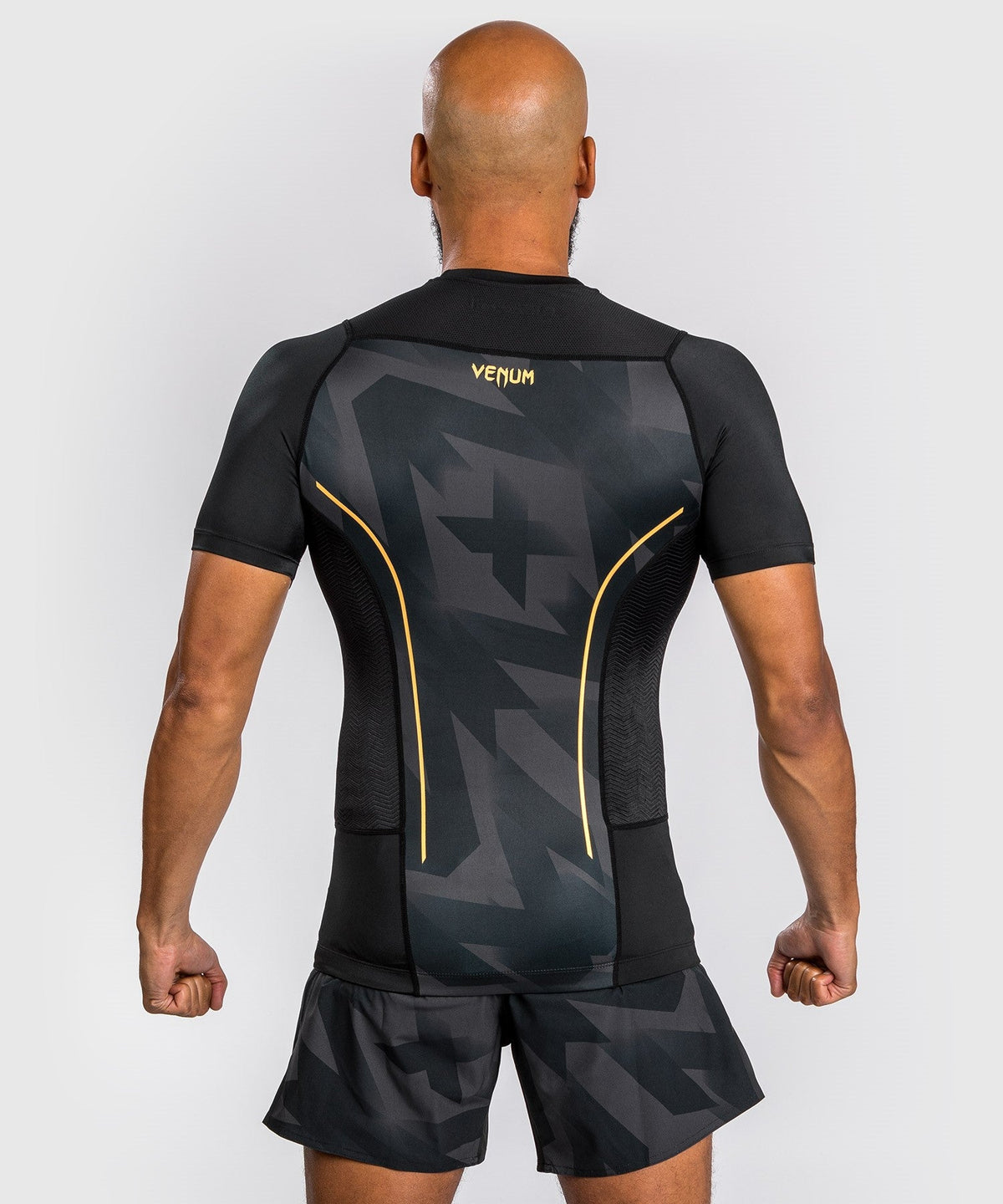 Rashguard Venum Razor - Manches Courtes - Noir/Or