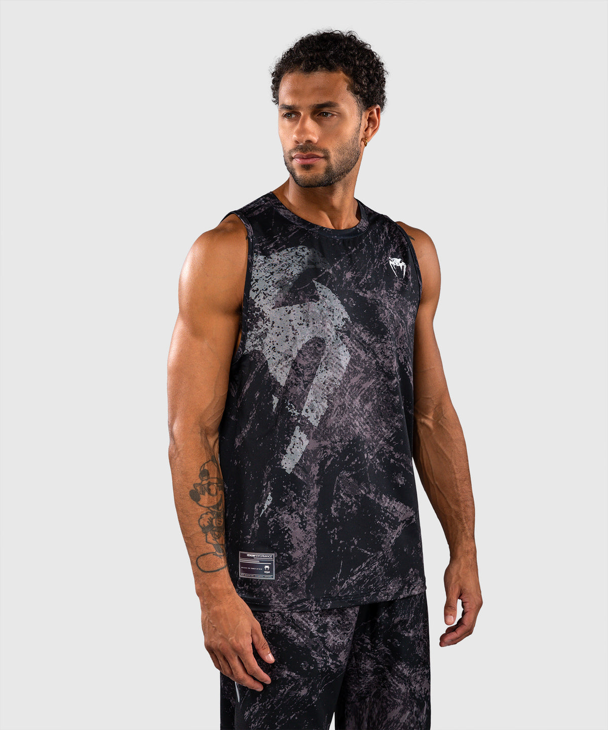 Venum Rage & Workout Camiseta de Tirantes Dry Tech - Negro/Gris
