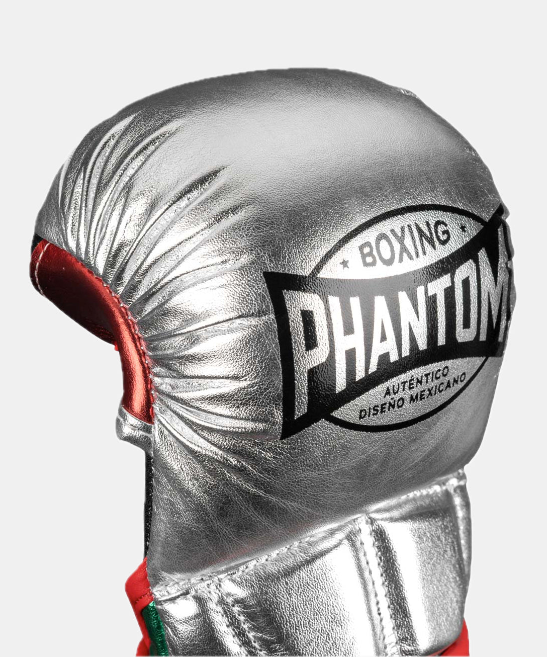 Phantom Athletics Mexico MMA-Sparring-Handschuhe - Silber/Grün/Rot