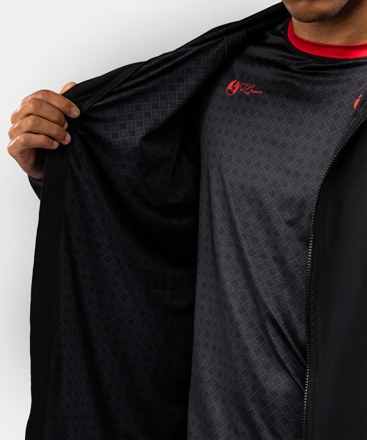 Venum Roger Gracie Signature Chaqueta de Chándal - Negro/Rojo