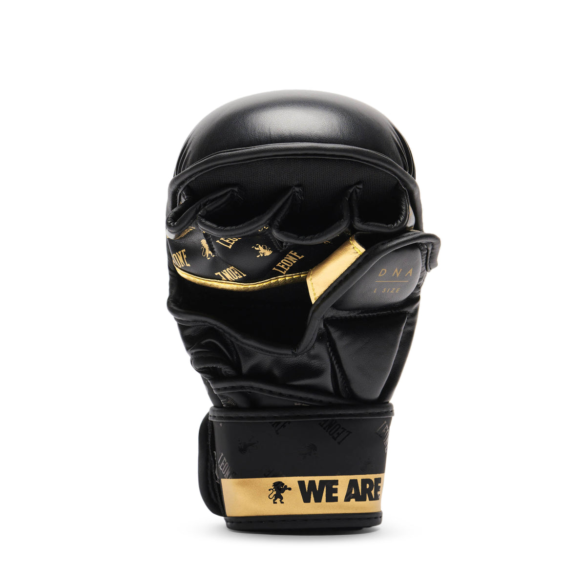 Leone DNA Guantes de Sparring MMA - Negro/Oro