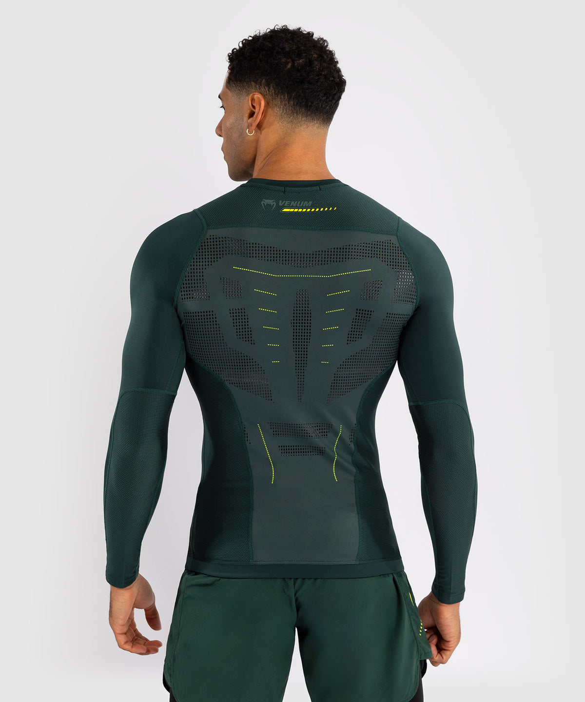Venum Technical 3.0 Langarm Rashguard - Waldgrün