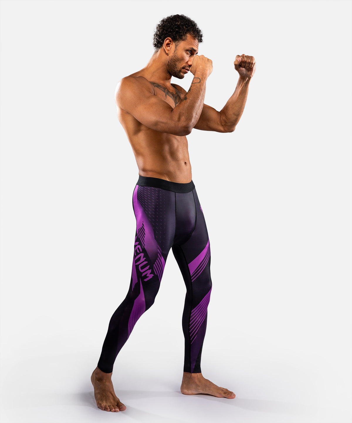 Venum No-Gi 6.0 Spats - Nero/Viola